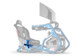 Universal Gear Shifter Mount for Alpine Racing TRX - Blue