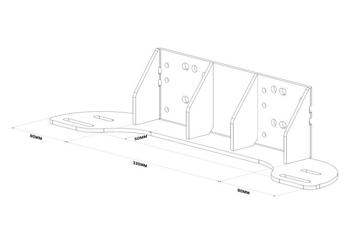 UNIVERSAL QS-BT1 Direct Drive Seat Belt Tensioner Bracket