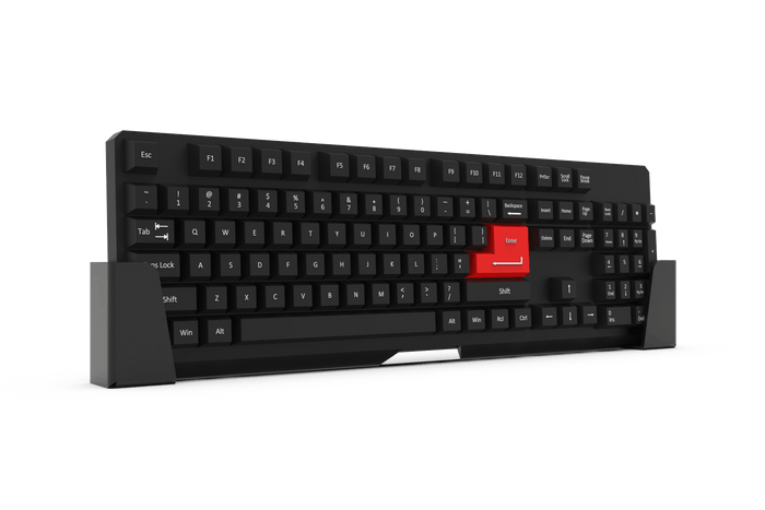 Universal Sim Racing & Flight Simulator Keyboard Holder for Aluminum Cockpits