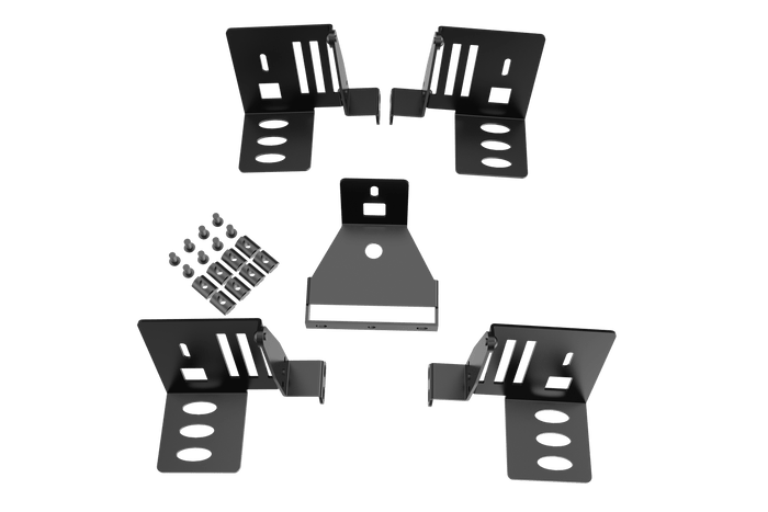 Universal Surround Speaker Mounting Kit for Extruded Aluminum Rigs - set of 5