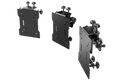 Variable Adjustment VESA Adapter Kit — Tool-Free Monitor Alignment for Triple Monitor Stands