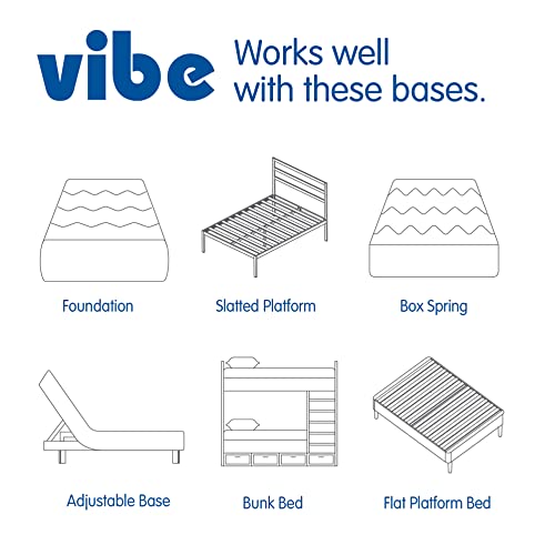 Vibe Gel Memory Foam Mattress Cooling Comfort Certipurus Certified