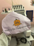 Waiting for Halloween size large embroidered T-shirt BRAND NEW