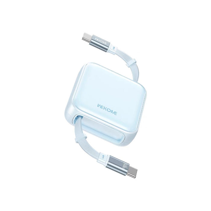 Wekome USB Cable - Ultra-Compact 240W Retractable Fast Charging Data Cable (USB-C to Type-C) 100cm WDC-22
