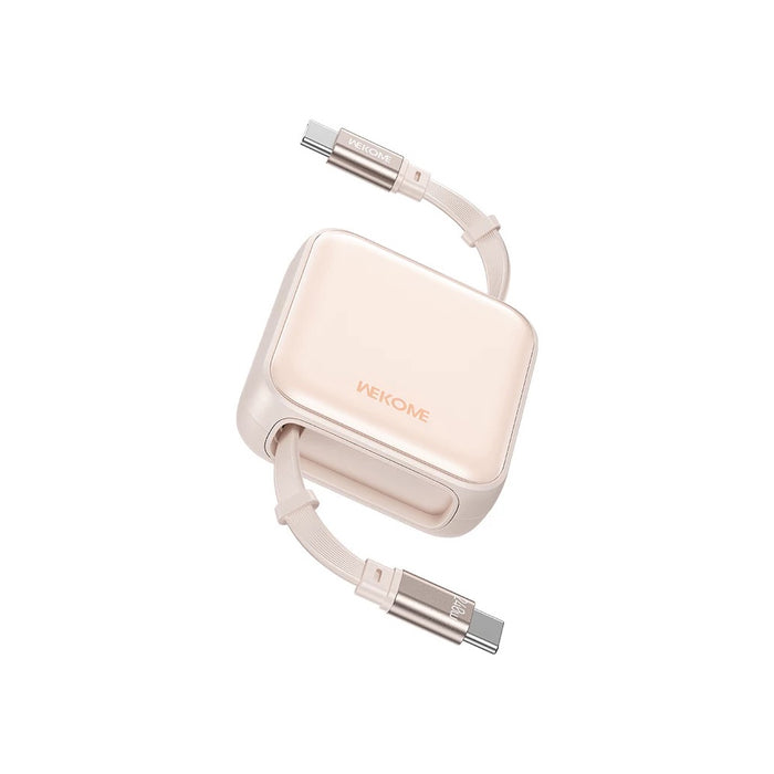 Wekome USB Cable - Ultra-Compact 240W Retractable Fast Charging Data Cable (USB-C to Type-C) 100cm WDC-22