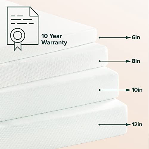 Zinus Green Tea Memory Foam Mattress Certified Pressure Relieving Queen Size