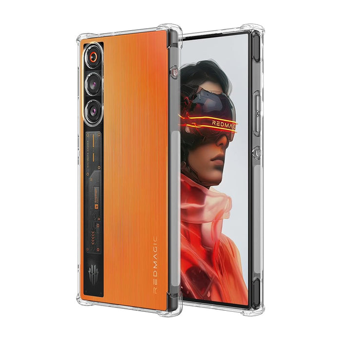 Zte Nubia Red Magic 10 Air - CLASY® Flexible Crystal Clear Silicon Gel Phone Case